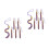 12Pcs Graduation Gown Tassel Caps Decorative Polyester Multi Color 5