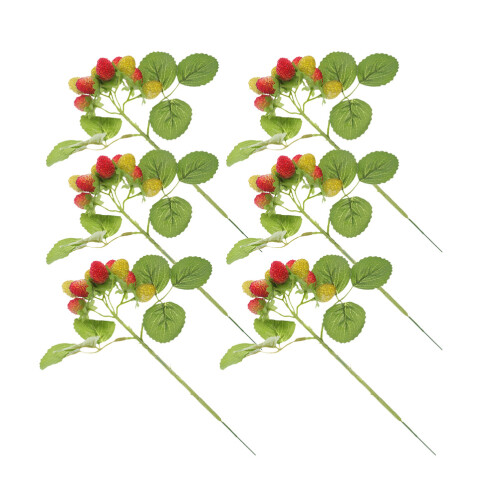 12Pcs Lovely Simulated Waxberries Multi Color Plastic Display Props 2