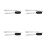 4Pcs Wide Silver Nylon Purse Straps Adjustable and Durable Replacement 8