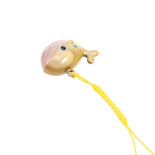 5Pcs Lightweight Whale Phone Charm Cute Gradient Bell Pendant 2