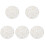 5Pcs Mini Plush Carpet Dollhouse Floor Mat Soft Decor 1