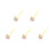 5Pcs Lightweight Whale Phone Charm Cute Gradient Bell Pendant 5