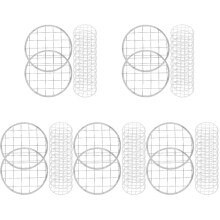 60Pcs Mason Jar Floral Grid Metal Reusable Iron Vase Flower Grid