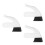 3Sets Quick Response Rubber Brake Stopper for Roller Skates Universal 4