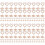 80Pcs Metal Table Number Holders Rose Gold Memo Clips for Photo Cards 6