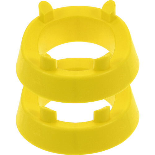 4Pcs Yellow PP Ball Cradle Display Stand for Football 2
