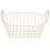 3Pcs Beige Metal Wire Basket for Bread Fruit and Table Storage 3