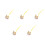 5Pcs Lightweight Whale Phone Charm Cute Gradient Bell Pendant 9