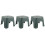 3Pcs Kids Plastic Stool Green Multifunctional Bathroom Step Stool 3