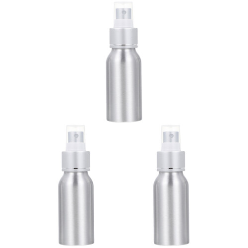 3Pcs Leakproof Silver Cocktail Atomizer Bottles Portable Spray Misters