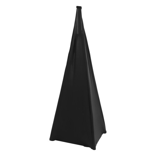 6Pcs Reusable Black Speaker Holder Covers Stylish Polyester Stage Tool 2
