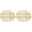 2Pcs Bamboo Steamer Mats Reusable Liner Mesh for Kitchen Use 1