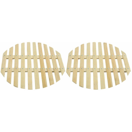 2Pcs Bamboo Steamer Mats Reusable Liner Mesh for Kitchen Use
