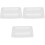 3Pcs White Silicone Toaster Covers Home Kitchen Protective Lid 4