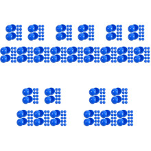 250Pcs Reusable Blue PVC Party Game Balls with Openable Design