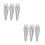6Pcs Durable Plastic Female for Jeans Lingerie Display 4
