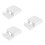 3Pcs Durable Waterproof Plug Cover Adhesive White Socket Protector Box 4