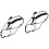 2Pcs Black Braided Rope Halters Strong Durable Use 5