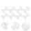 30Pcs Transparent Plastic Embroidery Thread Spools for Sewing Crafts 10