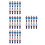 40Pcs Resin Foosball Player Dolls Assorted Mini Table Soccer Figures 1