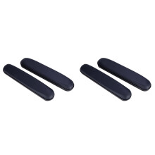 4Pcs Universal Armrest Pad Blue PVC Sponge Comfortable Armrest Cushion