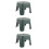 3Pcs Kids Plastic Stool Green Multifunctional Bathroom Step Stool 7