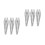 6Pcs Durable Plastic Female for Jeans Lingerie Display 5