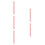 5Pcs Reflective PVC Water Level Rulers Self Adhesive Red Pool Tools 1