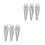 6Pcs Durable Plastic Female for Jeans Lingerie Display 6