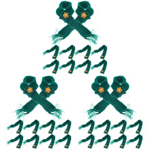 30Pcs Durable Green Cotton Mini Scarves DIY Doll Accessory Party Favor