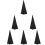 6Pcs Reusable Black Speaker Holder Covers Stylish Polyester Stage Tool 10