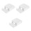 3Pcs Durable Waterproof Plug Cover Adhesive White Socket Protector Box 7
