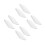 8Pcs White Plastic Planter Drip Tray Square Flower Pot Base for Bonsai 3