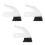 3Sets Quick Response Rubber Brake Stopper for Roller Skates Universal 7