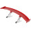 2Pcs Easy Install Red ABS Car Tail Wing Rear Spoiler Durable Decor 2