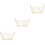 3Pcs Beige Metal Wire Basket for Bread Fruit and Table Storage 6