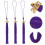 2Sets Polyester Graduation Tassels 2023 DIY Assorted Colors Durable 8