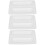 3Pcs White Silicone Toaster Covers Home Kitchen Protective Lid 9