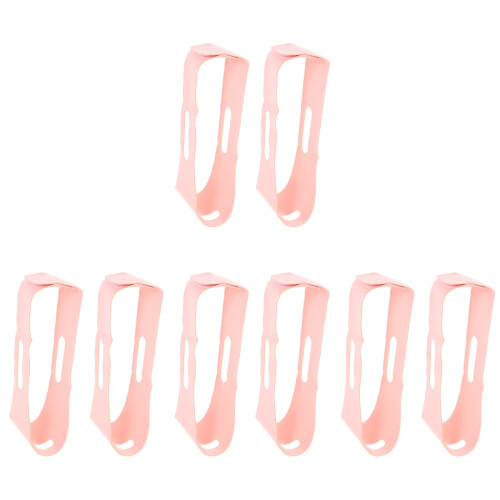 8Pcs Effective Pink Anti Snore Strap Comfortable for Sleep Aid