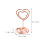 80Pcs Metal Table Number Holders Rose Gold Memo Clips for Photo Cards 10