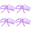 4Pcs Reusable Plastic Dessert Tray Spider Shape Desktop Fruit Plate 4