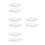 8Pcs White Plastic Planter Drip Tray Square Flower Pot Base for Bonsai 8