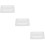 3Pcs White Silicone Toaster Covers Home Kitchen Protective Lid 10