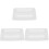 3Pcs White Silicone Toaster Covers Home Kitchen Protective Lid 1