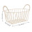 3Pcs Beige Metal Wire Basket for Bread Fruit and Table Storage 11