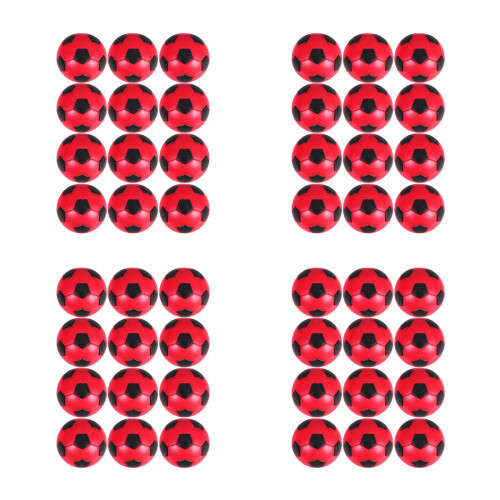 48Pcs Red Hips Foosball Table Balls for Smooth Play and Game