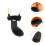 4Pcs Comfortable Black Violin Shoulder and Chin Rest Pad 7