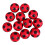 48Pcs Red Hips Foosball Table Balls for Smooth Play and Game 2