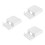 3Pcs Durable Waterproof Plug Cover Adhesive White Socket Protector Box 1