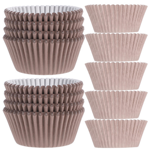300Pcs Coffee Baking Cups Paper Cupcake Wrappers for Desserts